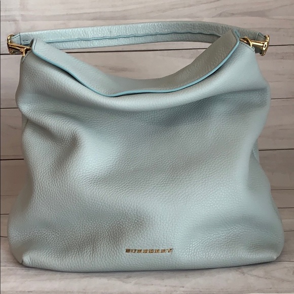 Burberry Handbags - BURBERRY London Grainy Medium Cale Leather Hobo